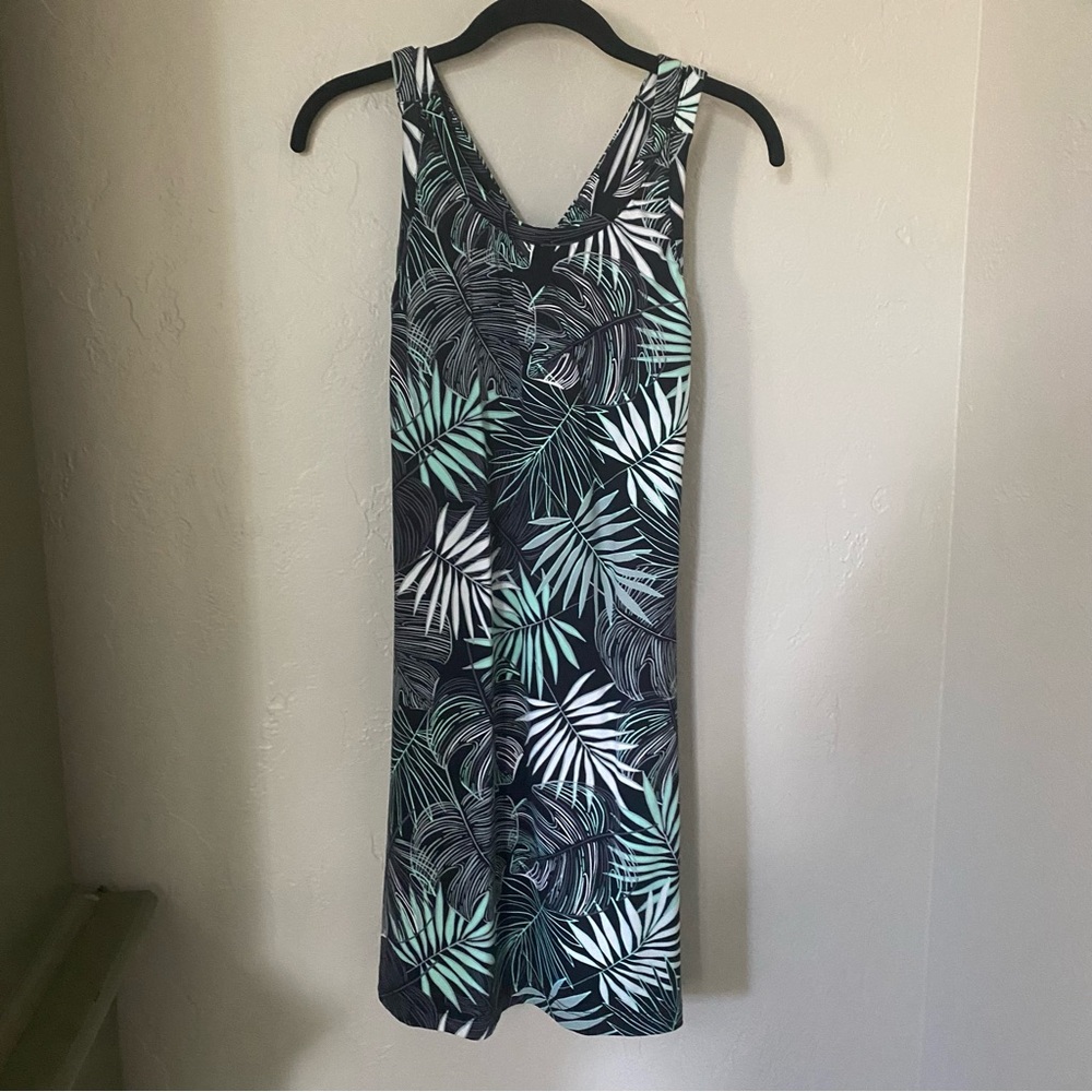Tropical Print Active Dress with Pockets